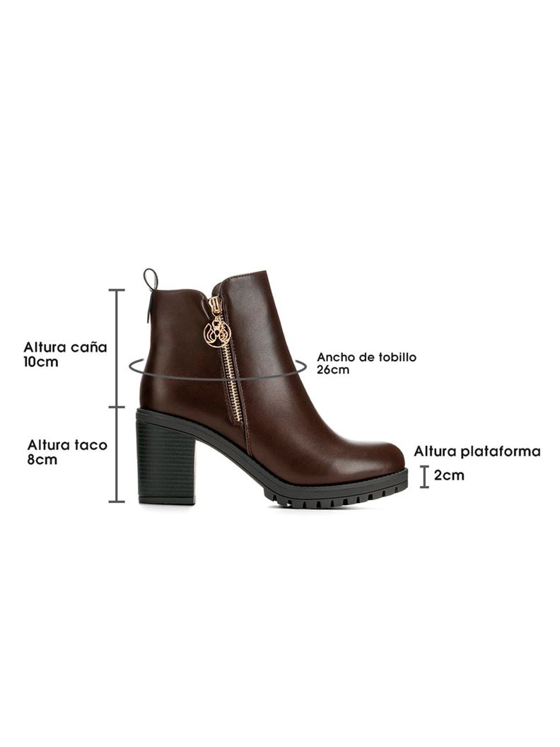 Botin Mujer Nahia Marron Weide-6