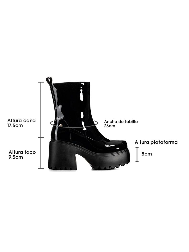 Botin Negro Casual Mujer Weide CZY589-5