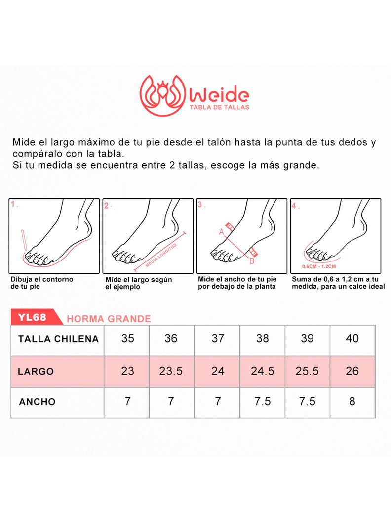 Zapatos Taco Plateado Formal Mujer Weide YL68-3