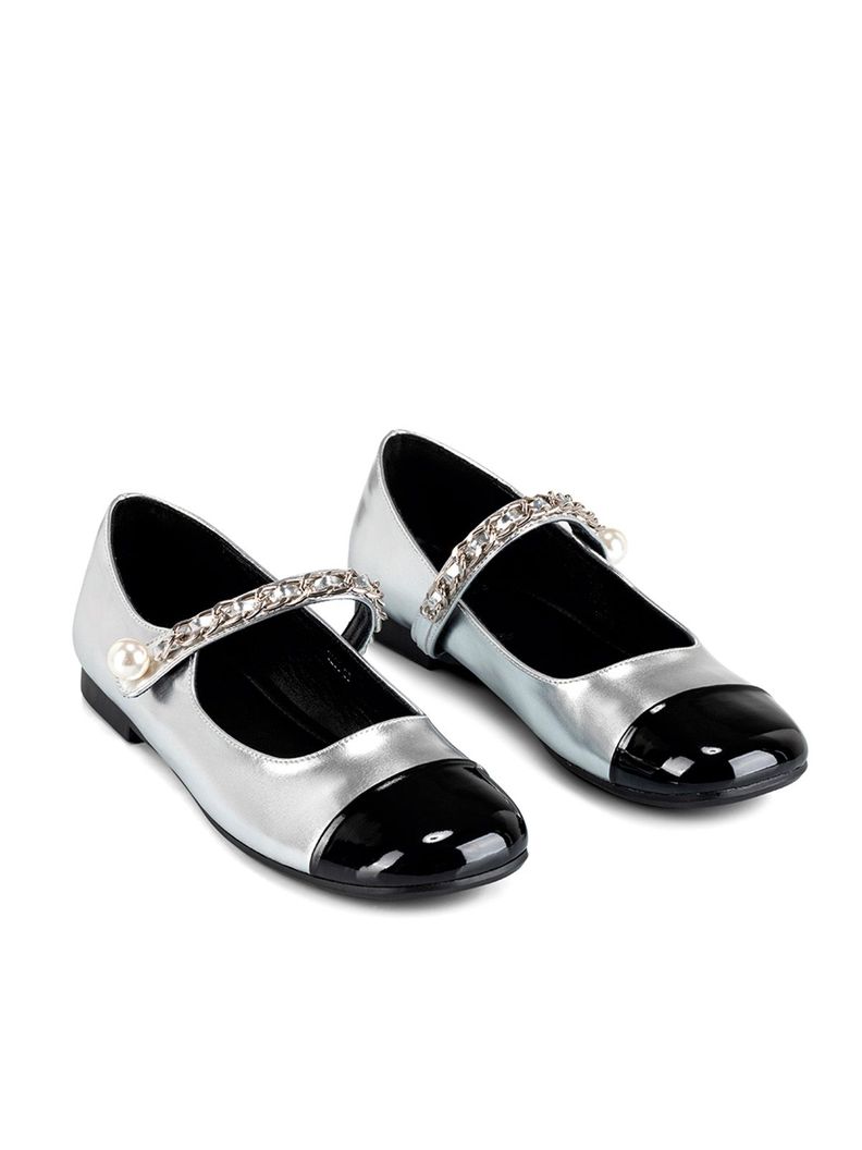 Zapatos Taco Plateado Formal Mujer Weide YL68-5