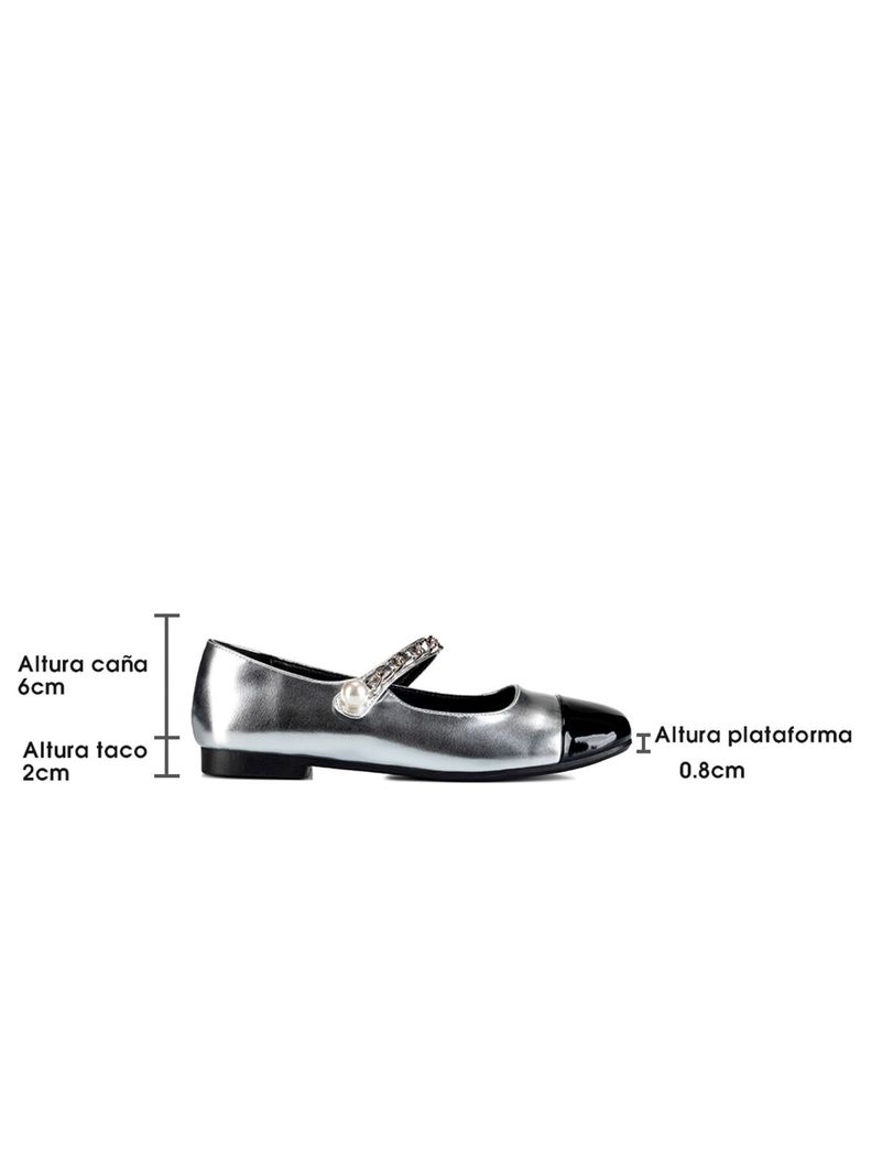 Zapatos Taco Plateado Formal Mujer Weide YL68-6
