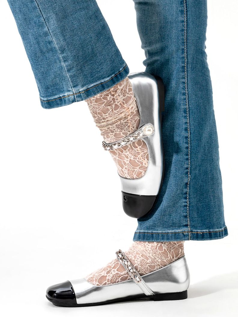 Zapatos Taco Plateado Formal Mujer Weide YL68-9