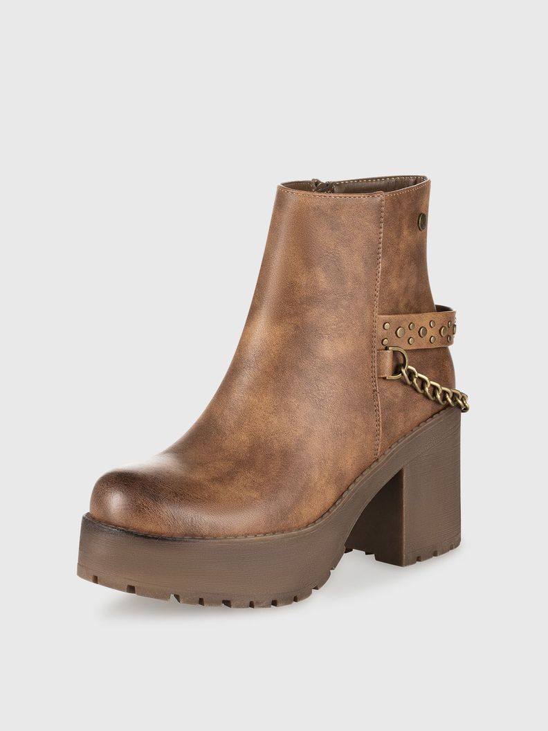 Botin Mujer Cayetana Caqui Weide-0