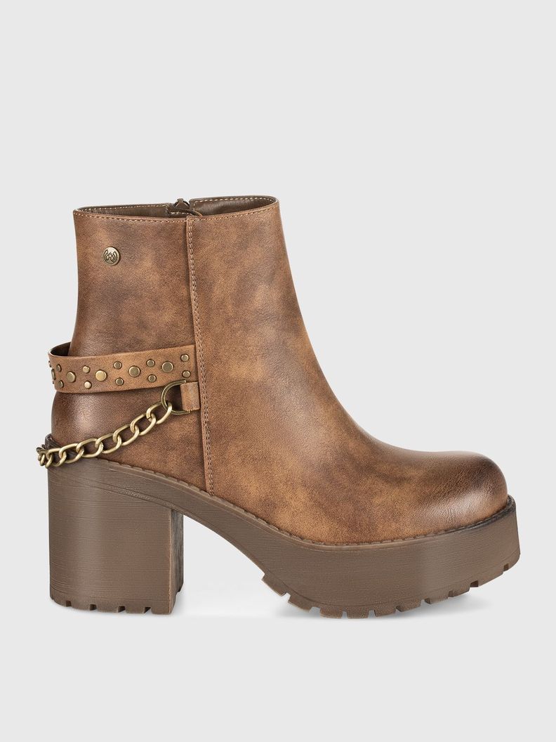 Botin Mujer Cayetana Caqui Weide-2