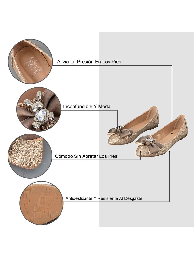 Zapato Ballerina casual Mujer Plano Weide GH135-5