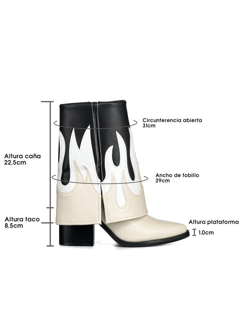 Botas Largas Mujer Eco Cuero De Moda Taco Alto Weide DH83-5