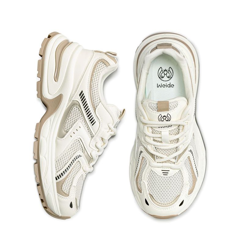 Zapatilla Deportiva Mujer De Malla Plataforma Weide LT206-3
