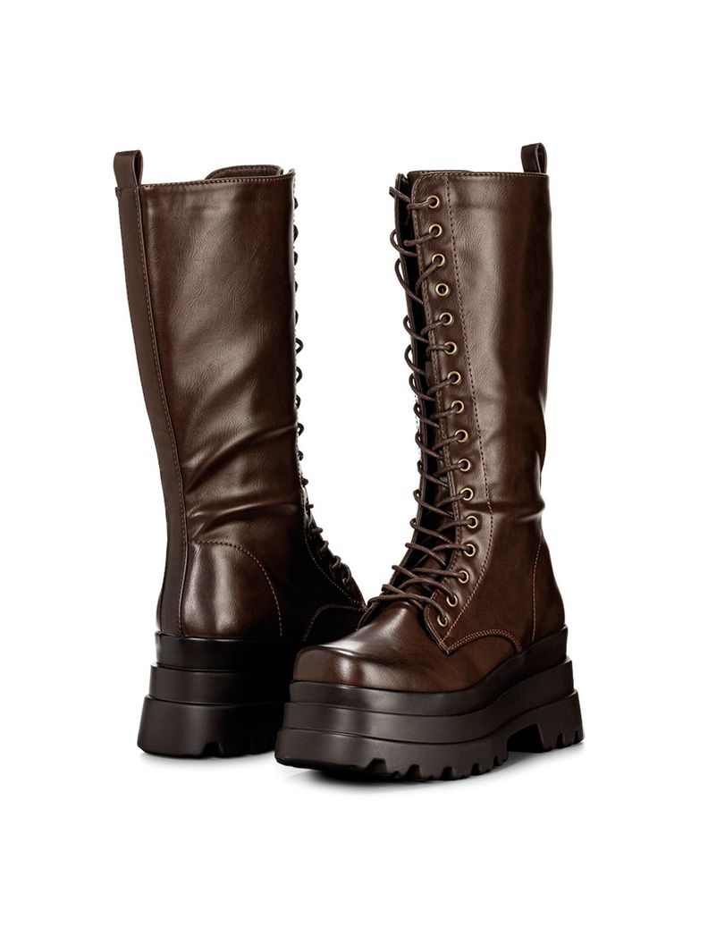 Bota Marron Casual Mujer Weide CZY579-4