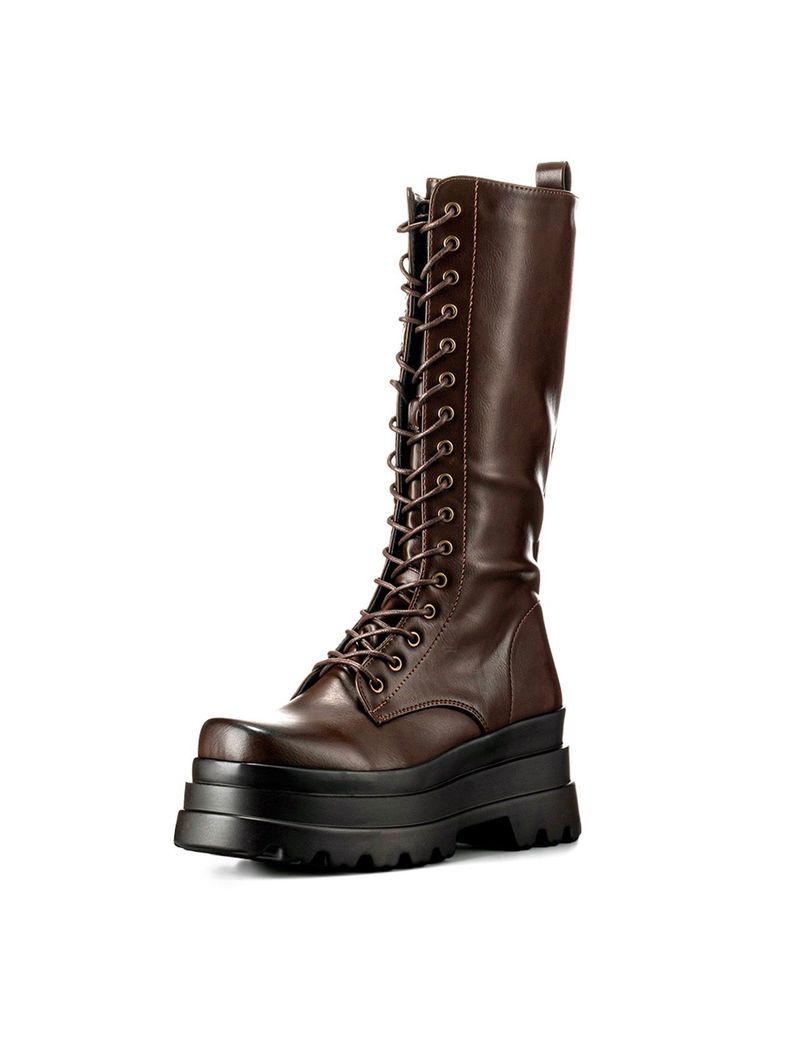 Bota Marron Casual Mujer Weide CZY579-0
