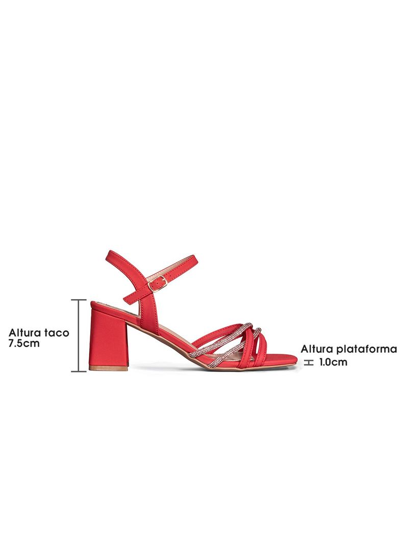 Sandalia Taco Casual Fiesta Mujer Elegante Weide YOU239-3