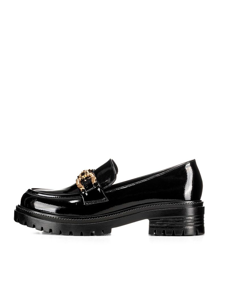 Mocasin Negro Formal Mujer Weide JN20-2-1