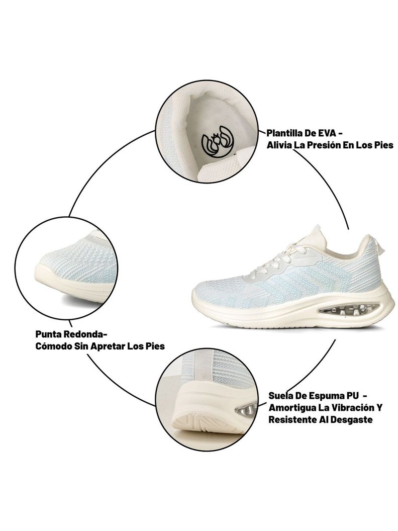 Zapatilla Casual Mujer Urbana Suela Resistente Weide TFA205-6