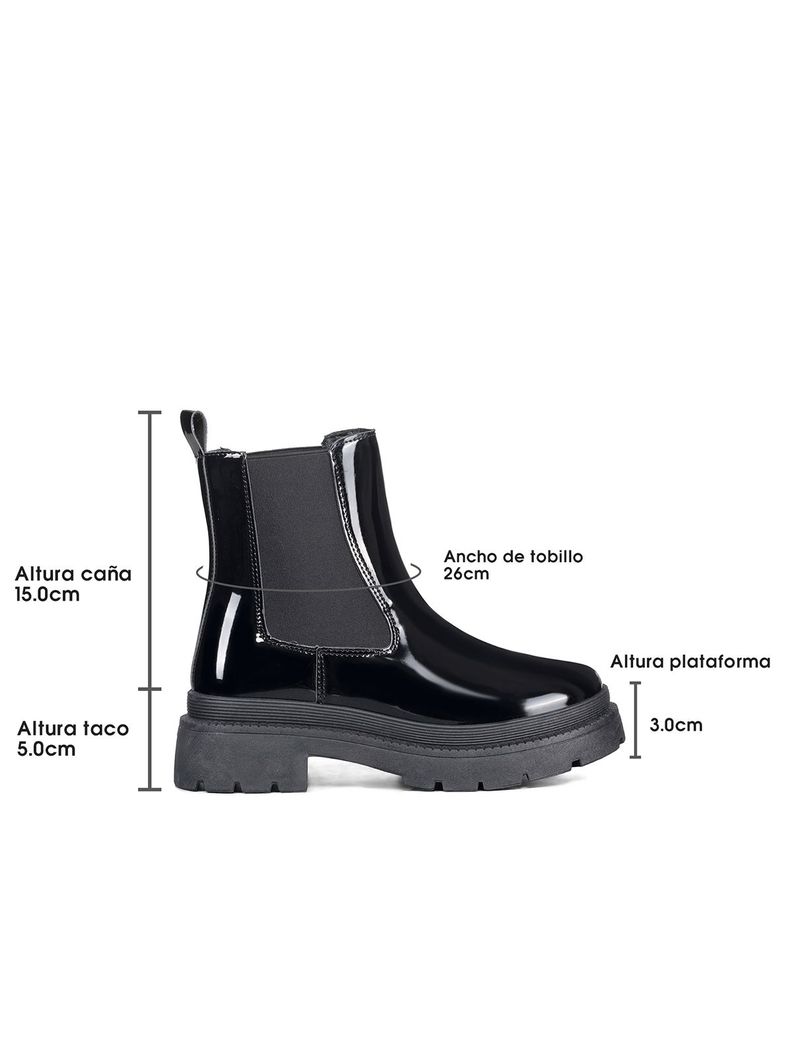 Botin Casual Mujer Plataforma Clasico Formal Weide SL31B-3