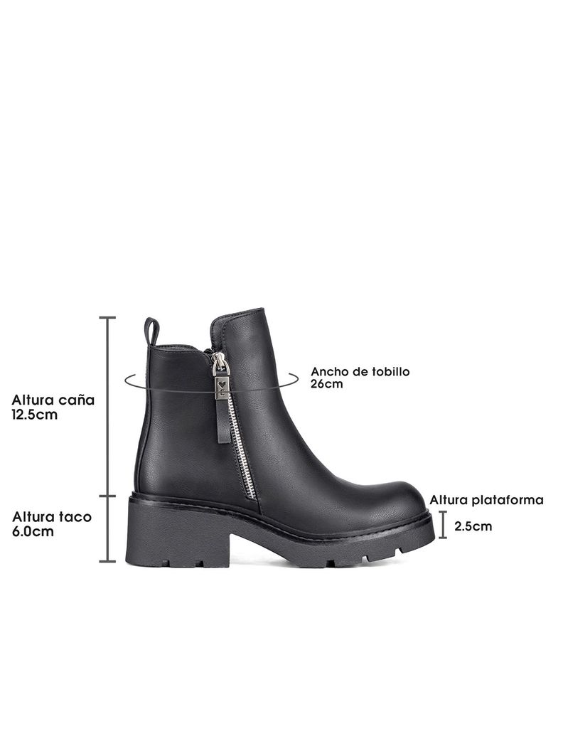 Botin Casual Mujer Eco Cuero Vintage Comodo Weide ZS65-3