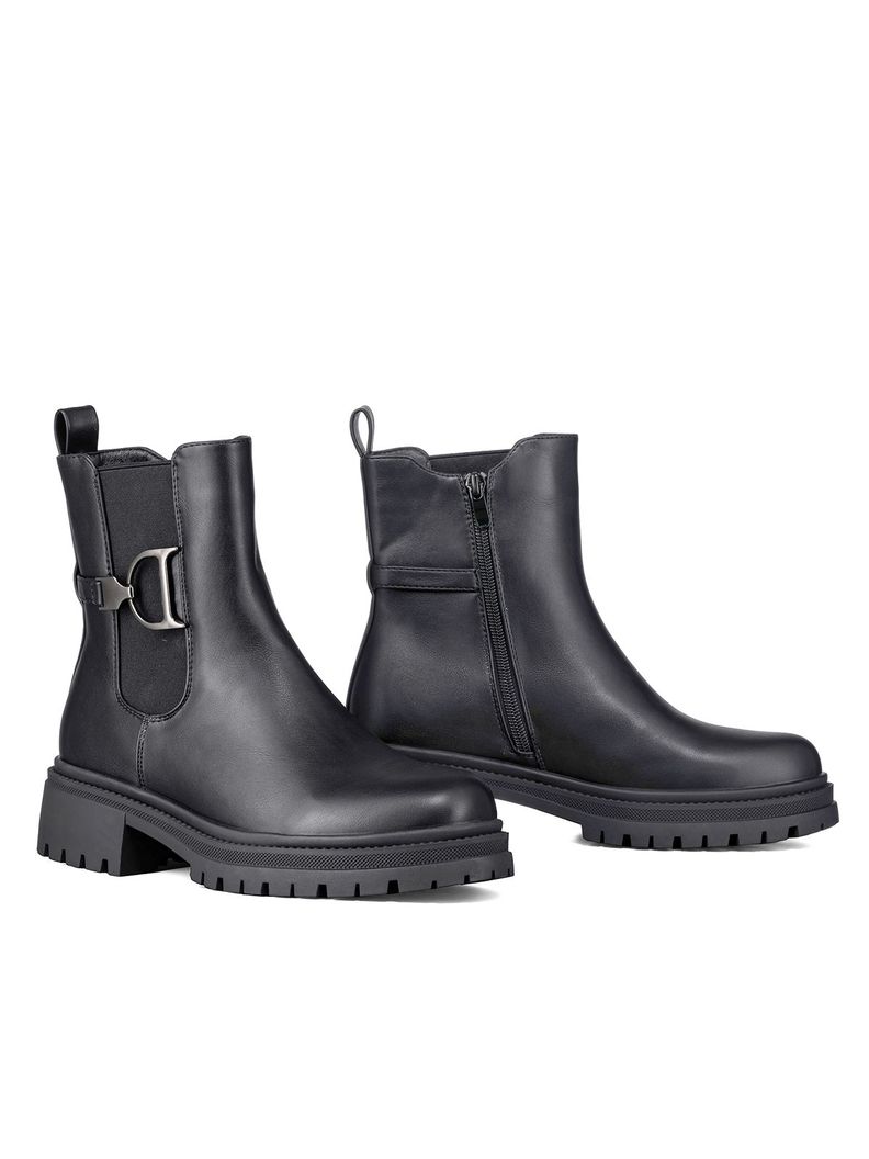 Botin Casual Mujer Eco Cuero Con Felpa Comodo Weide ZS60-2