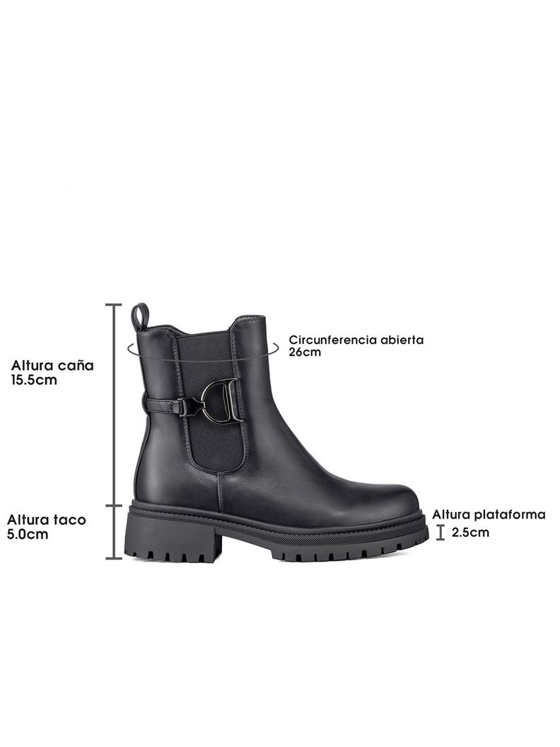Botin Casual Mujer Eco Cuero Con Felpa Comodo Weide ZS60-3