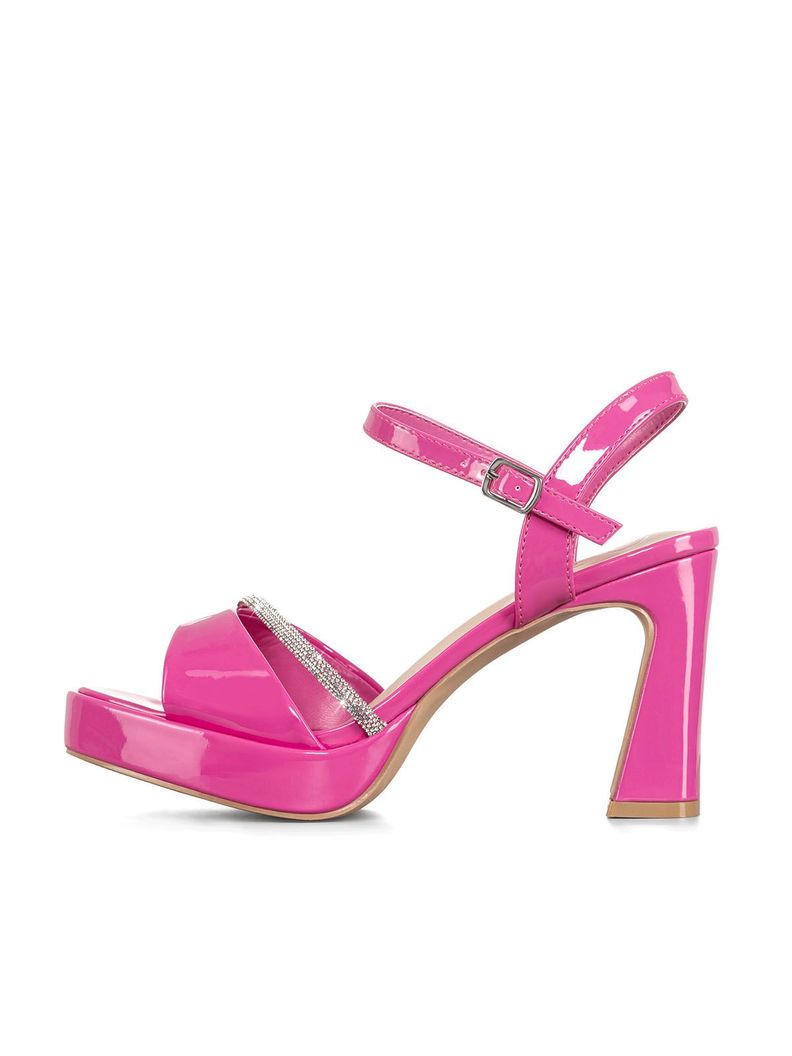 Sandalias Casual Fiesta Charol Mujer Plataforma Weide GH130-1