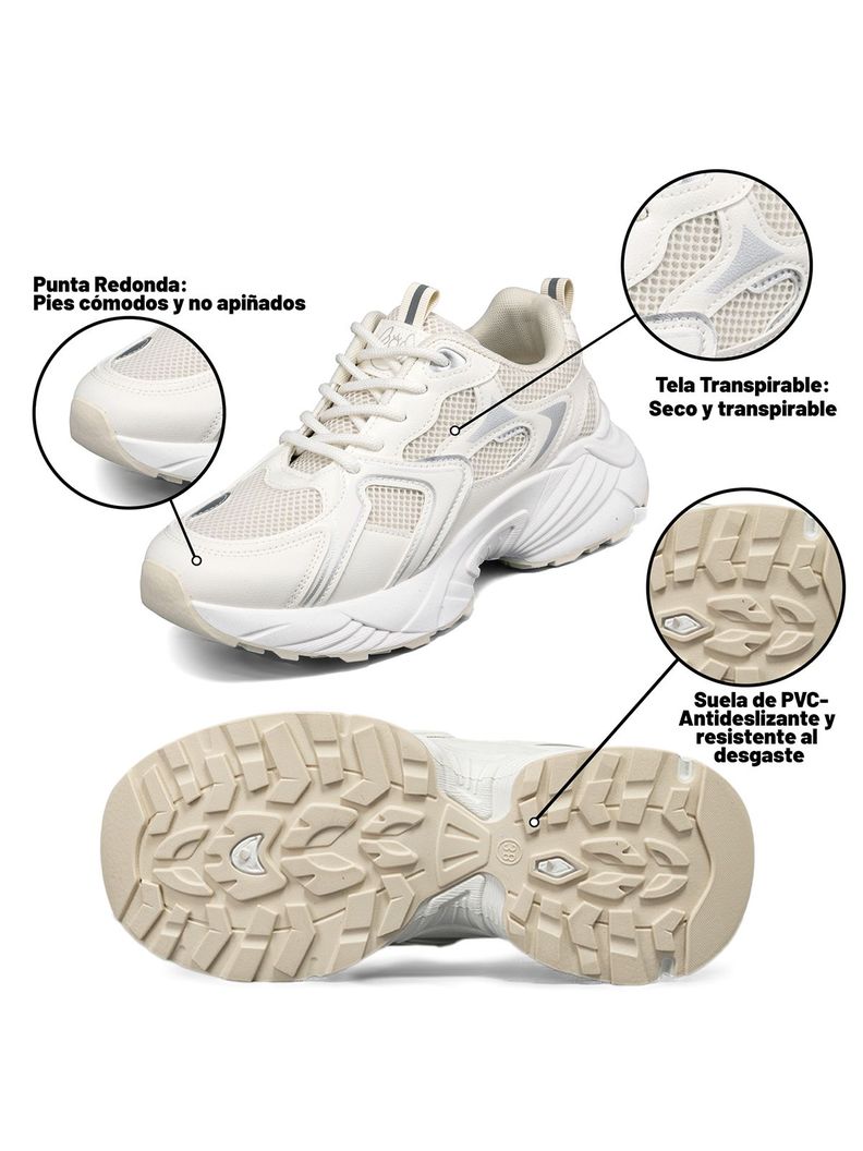 Zapatilla Deportiva Urbana Casual Mujer Comodo Weide TFA300-4