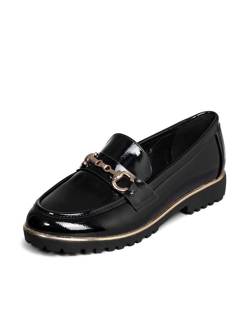 Mocasin Casual Mujer Vintage Clasico Charol Weide JN712-0