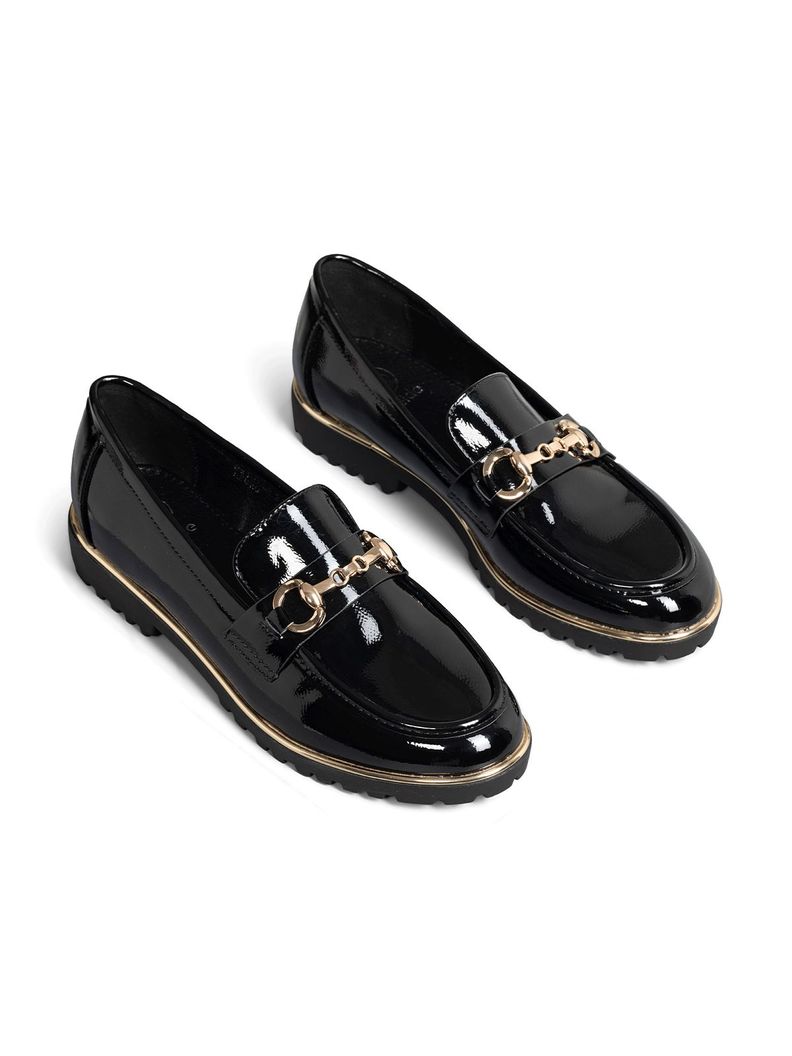 Mocasin Casual Mujer Vintage Clasico Charol Weide JN712-2