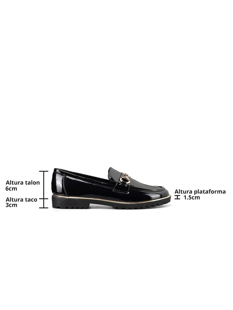 Mocasin Casual Mujer Vintage Clasico Charol Weide JN712-3