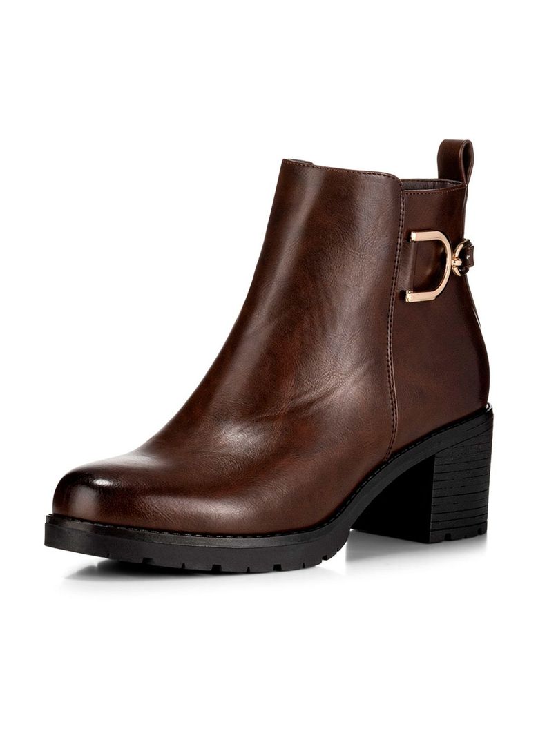 Botin Marron Casual Mujer Weide QBM05-0