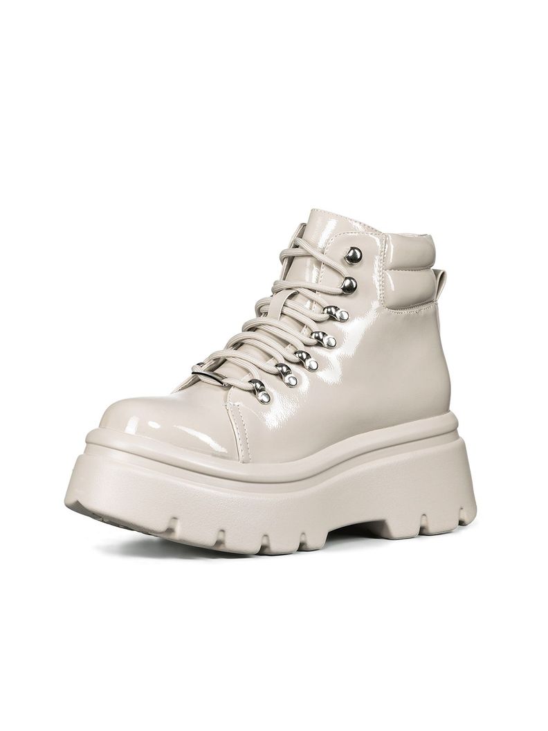 Botin Beige Casual Mujer Weide DH56-0