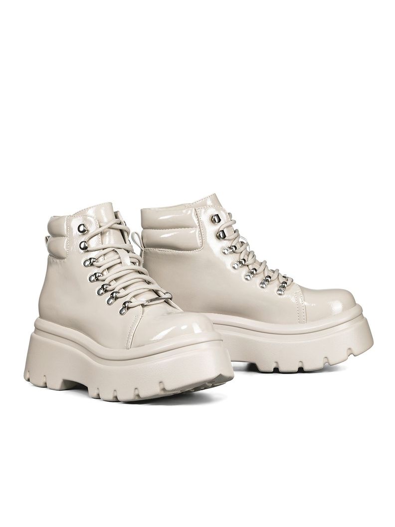 Botin Beige Casual Mujer Weide DH56-2