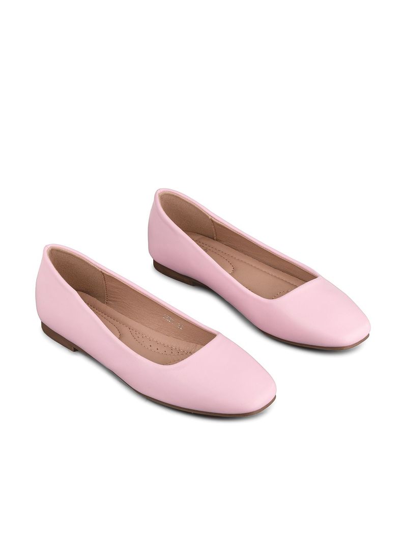 Ballerinas Eco Cuero Rosado Casual Mujer Weide GH81-2