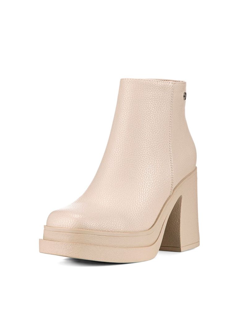 Botin Beige Casual Mujer Weide CZY572-0