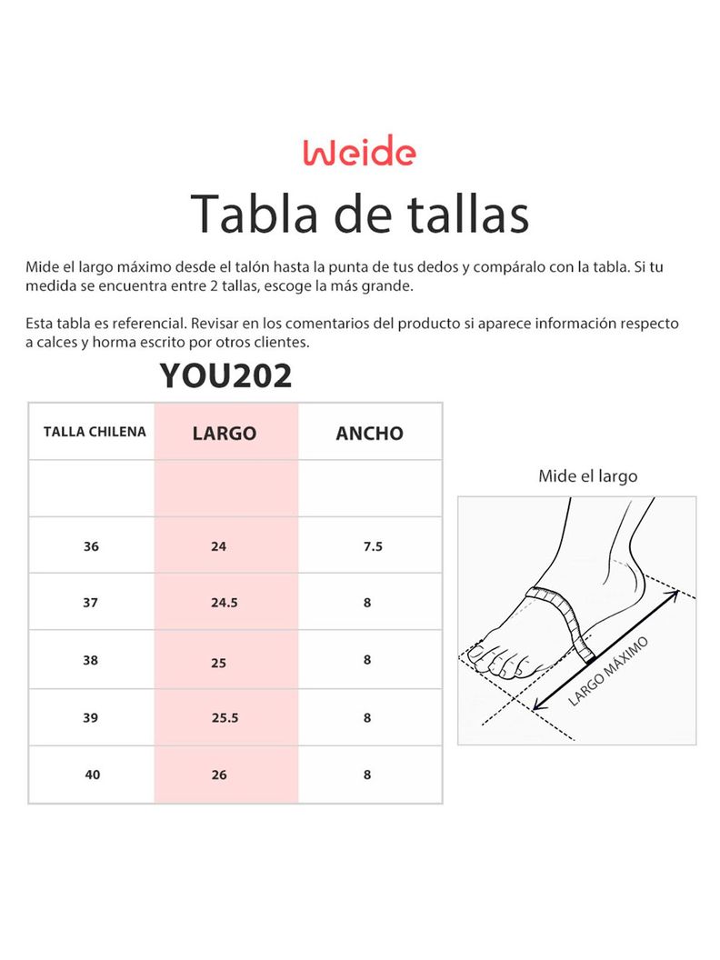 Mocasín Taco Negro Casual YOU202 Weide-3