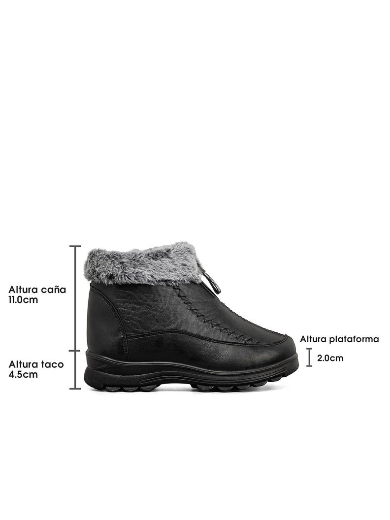 Botin Mujer Casusl De Nieve Térmico Eco Cuero Weide TFA305-3