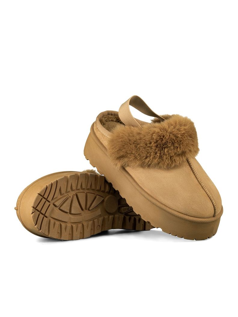 Zueco tipo Pantufla Casual Mujer Moda Con Felpa Weide SL26-4