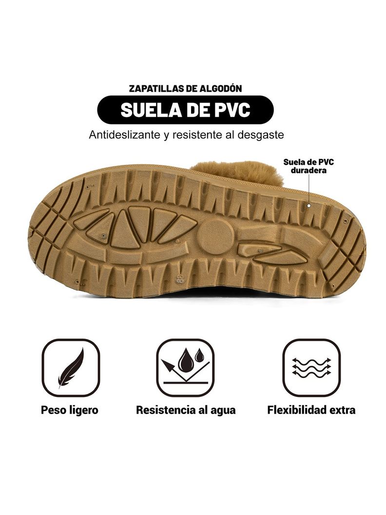 Zueco tipo Pantufla Casual Mujer Moda Con Felpa Weide SL26-7