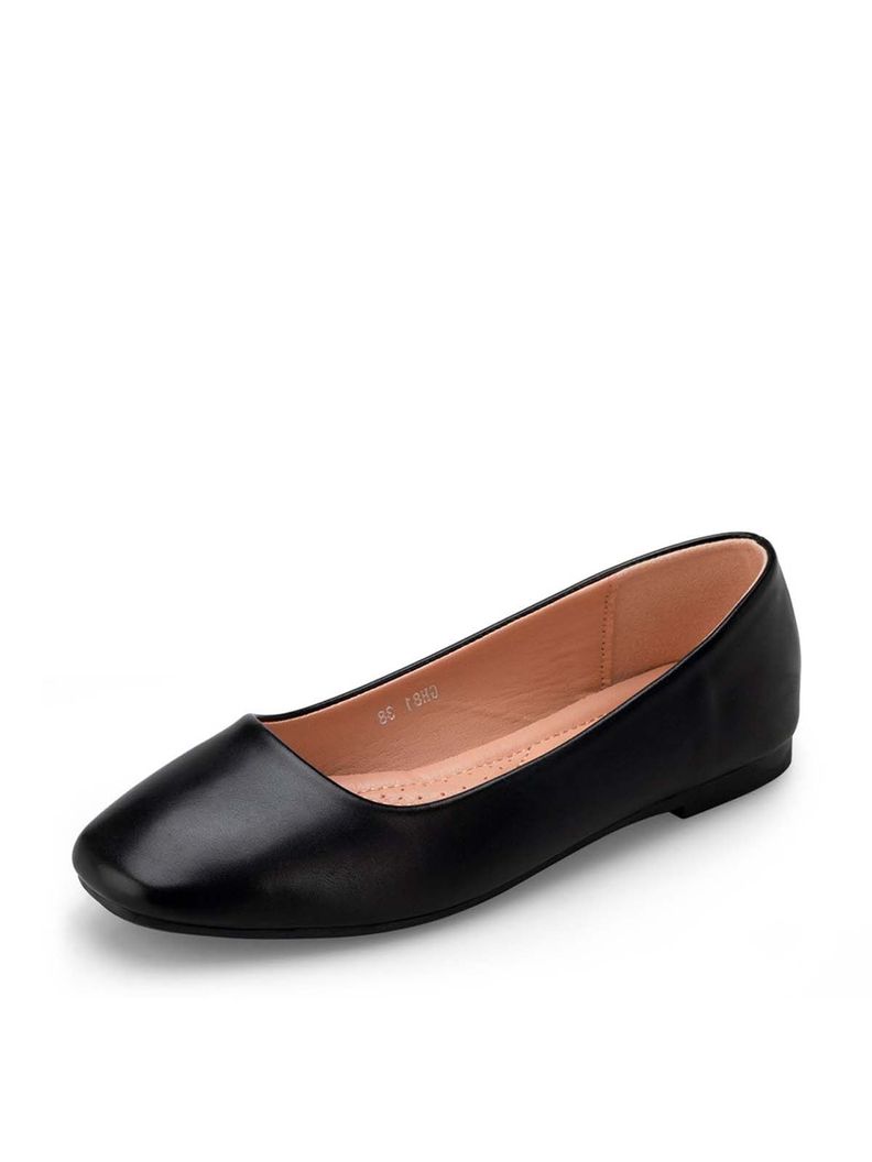Ballerinas Eco Cuero Negro Casual Mujer Weide GH81-0