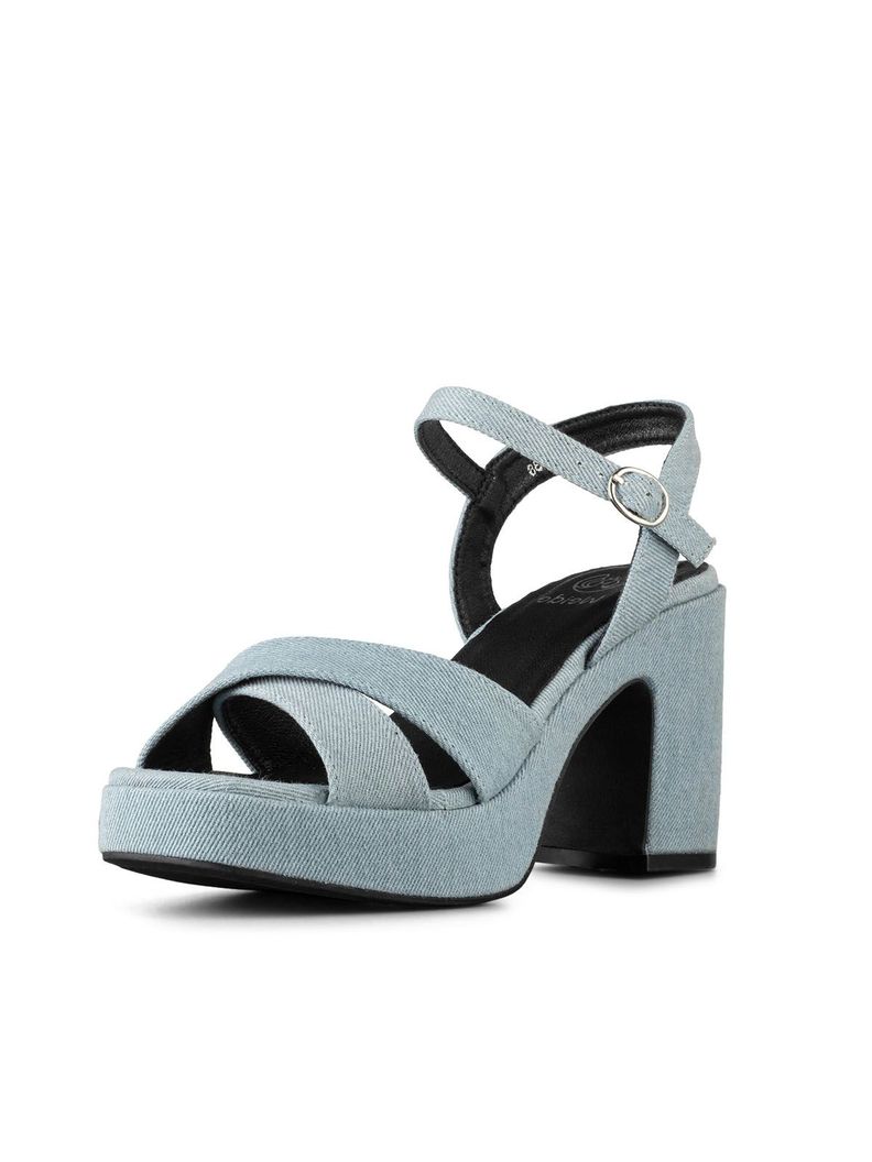 Sandalias Casual Taco Alto Mujer Fiesta Elegante Weide YL86-1