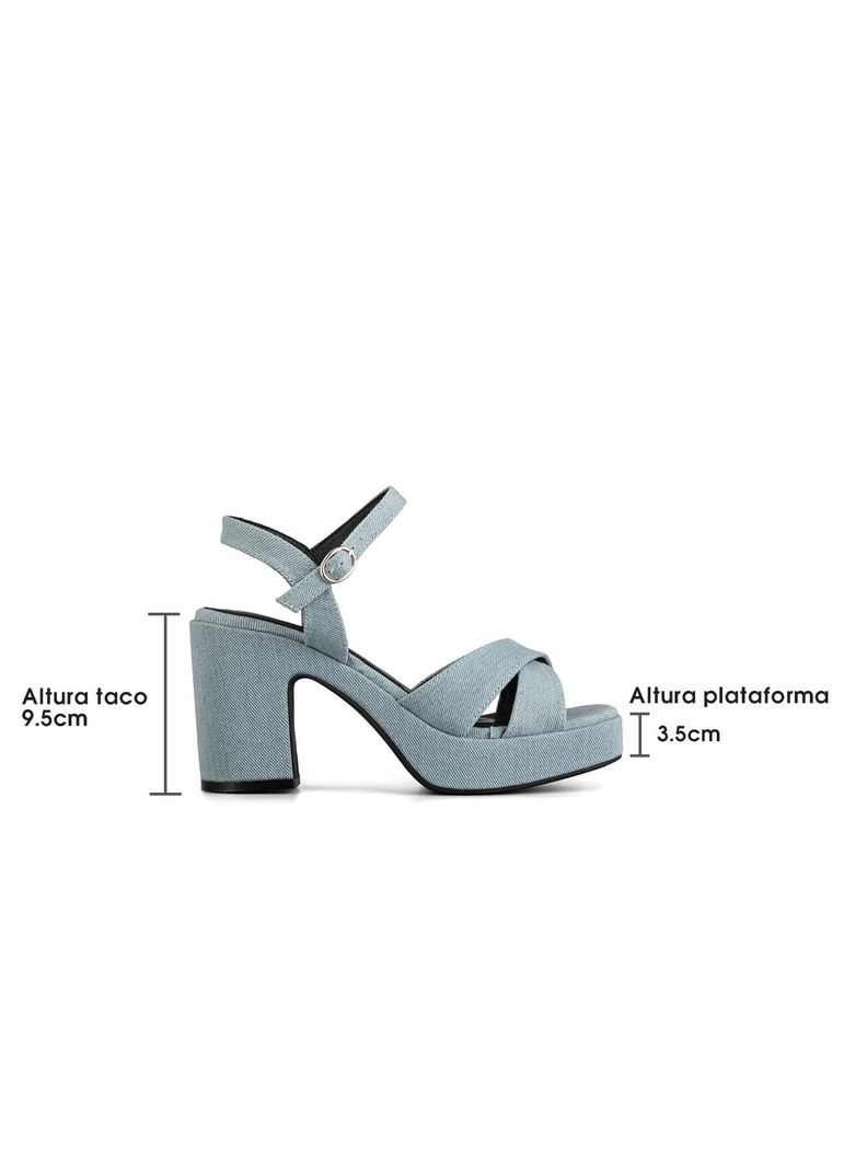 Sandalias Casual Taco Alto Mujer Fiesta Elegante Weide YL86-4