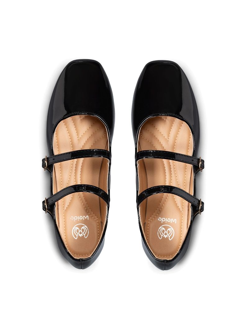 Ballerina Casual Mujer Moda Charol Plano Weide YOU503-2
