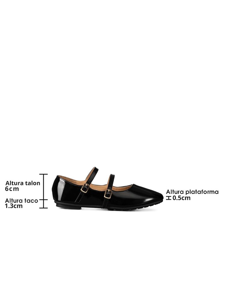 Ballerina Casual Mujer Moda Charol Plano Weide YOU503-3