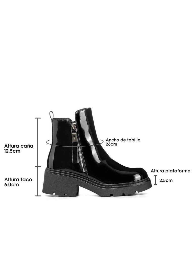 Botin Casual Mujer Eco Cuero Comodo Vintage Weide ZS65B-3