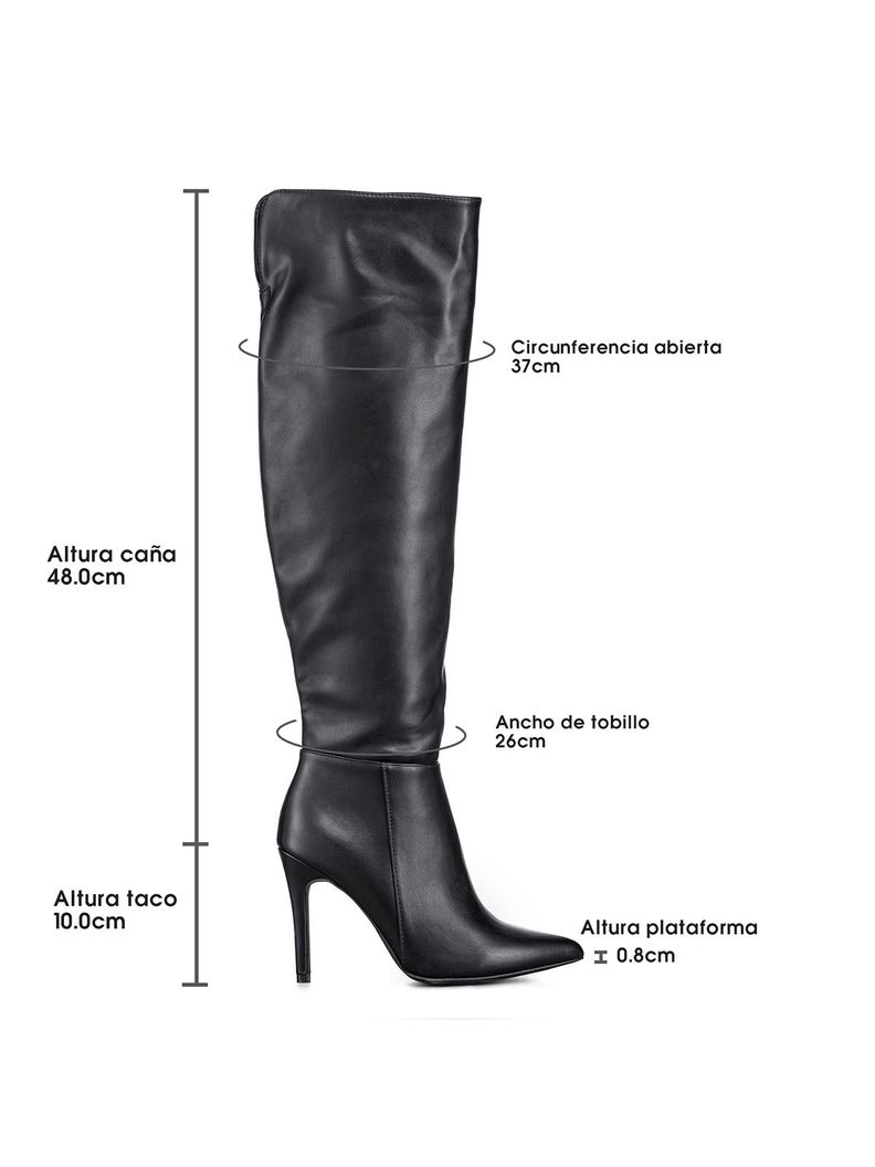 Botas Largas Mujer Eco Cuero De Moda Clasico Weide CZY600-4