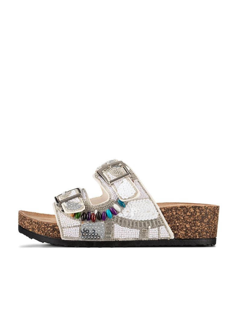 Sandalias Chalas Mujer Vintage Confort Pedrería Weide GH136-1