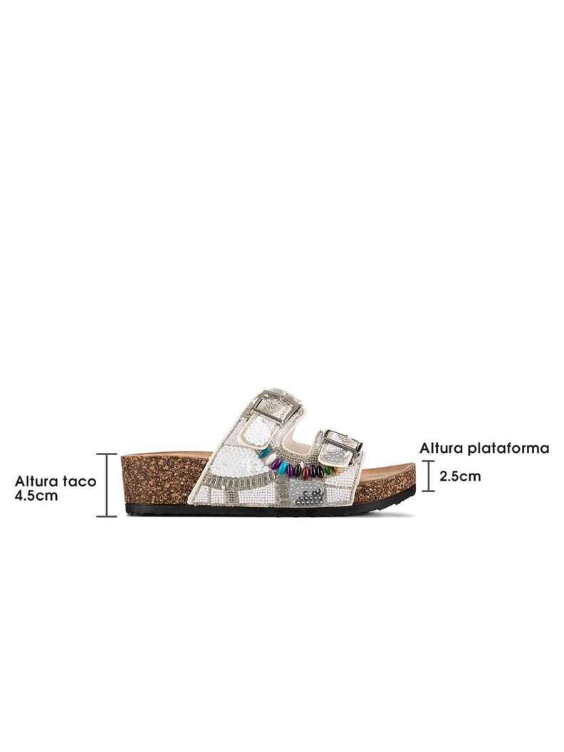 Sandalias Chalas Mujer Vintage Confort Pedrería Weide GH136-4