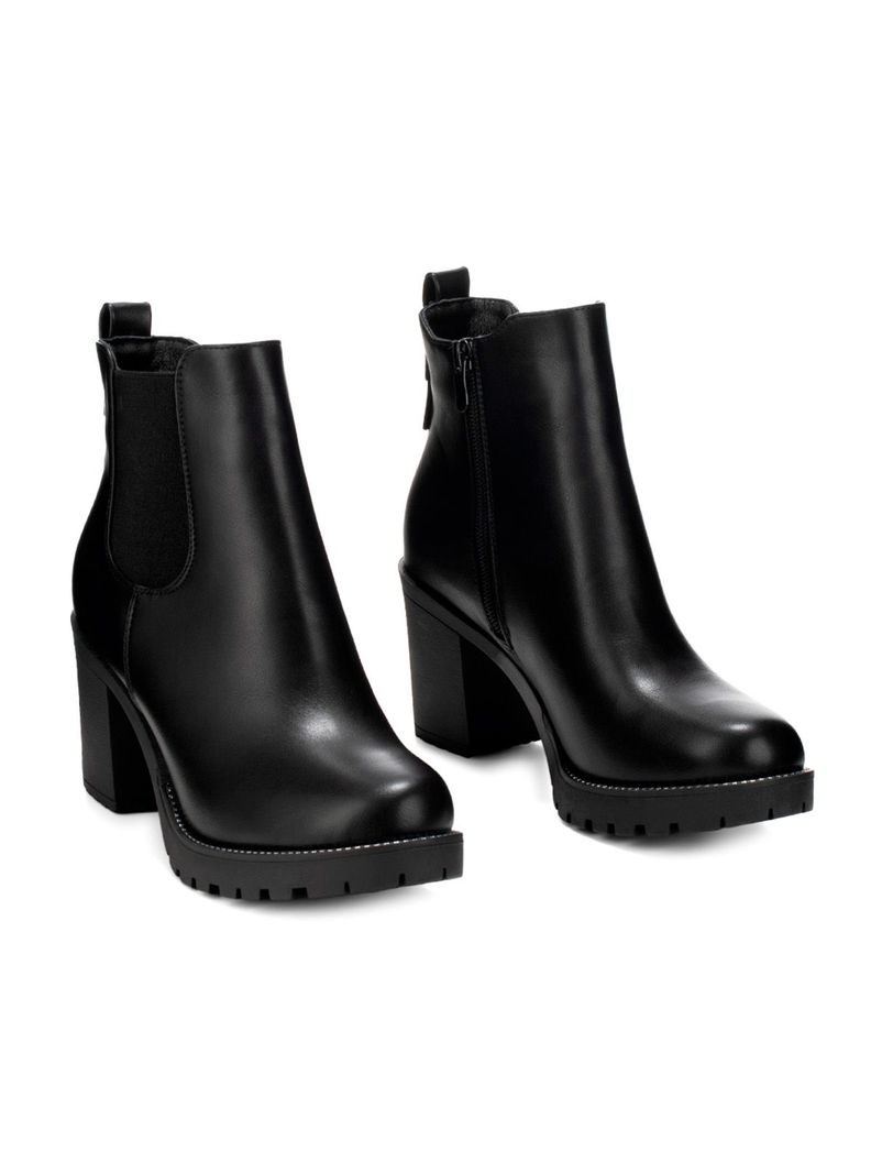 Botin Negro Casual Mujer Weide HX309-4