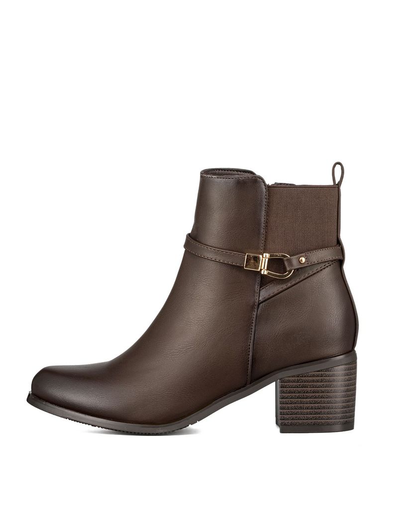 Botin Casual Mujer De Moda Vintage Tacon Grueso Weide ZS66-1