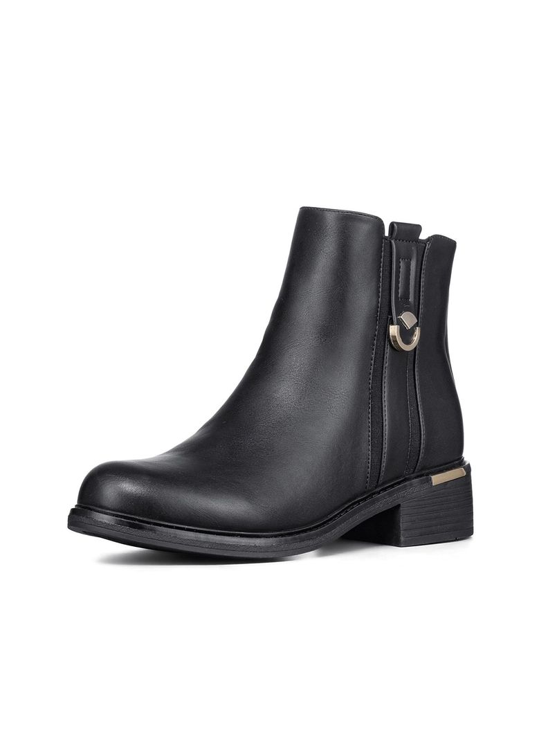 Botin Casual Mujer Eco Cuero Clasico Comodo Weide HX509-0