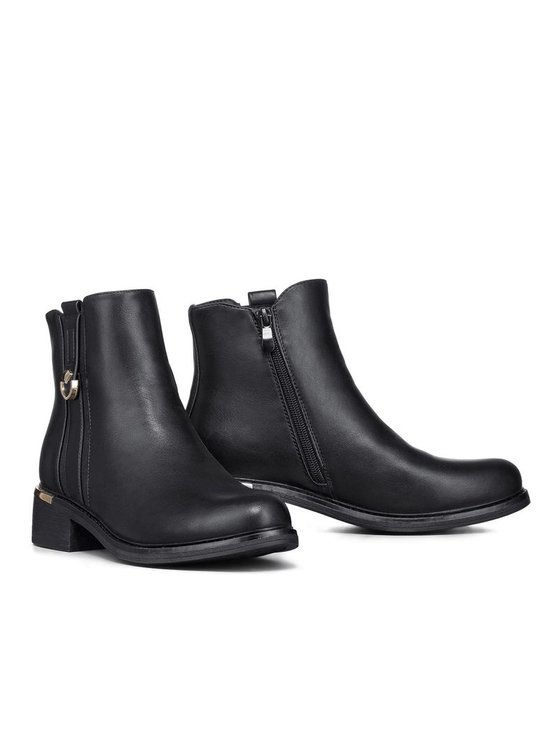 Botin Casual Mujer Eco Cuero Clasico Comodo Weide HX509-2