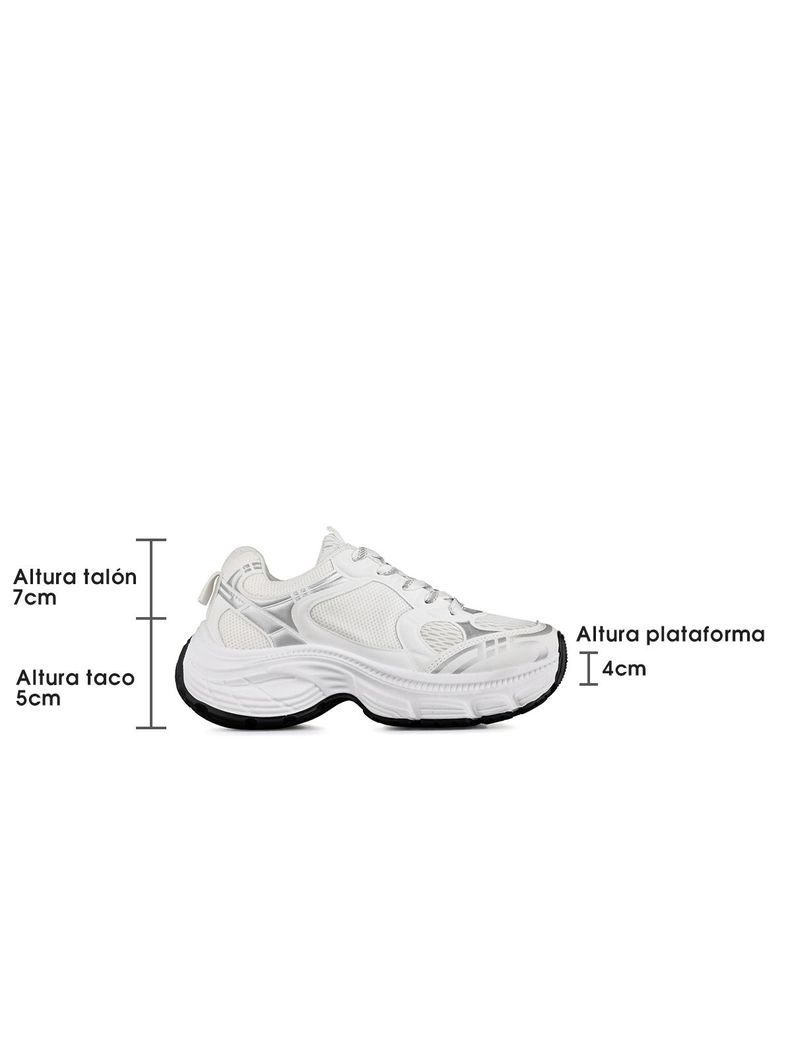 Zapatilla Deportiva Plataforma Mujer Confort Weide LT615-2