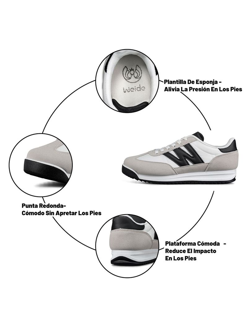 Zapatilla Casual Mujer Urbana Deportiva Comodo Weide JLL51-5