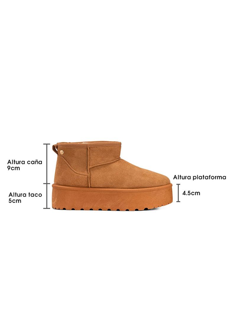 Botin Camel Casual Mujer Weide LT123-5